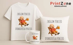 Stampa na jastucima, majicama, soljama / Dizajn po zelji