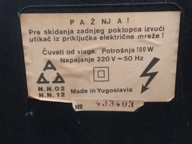 EI Color 5671, neispravan.