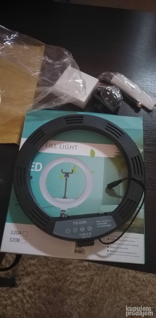 Ring light 30 cm sa stalkom i daljinskim upravljačem
