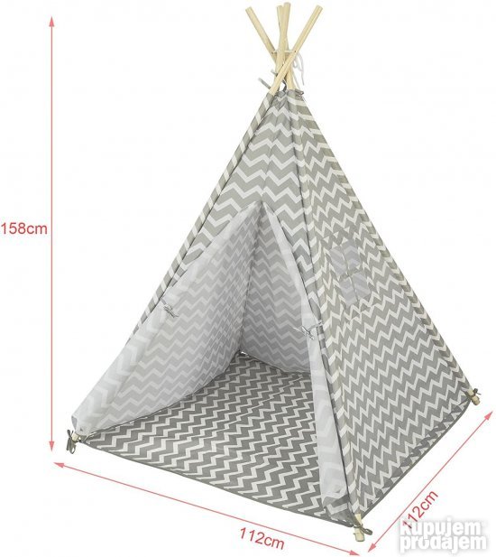 Sator za decu 112x158cm - Tipi