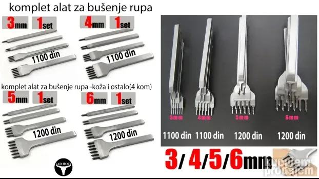 kozni alat za busenje rupa