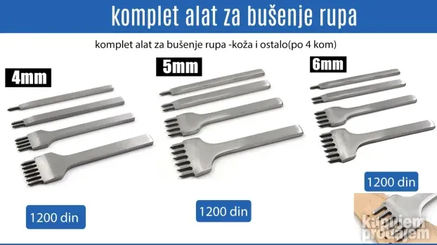kozni alat za busenje rupa