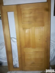Vrata ulazna, puno drvo dvokrilna