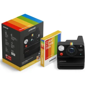 POLAROID Now+ Gen 3 instant camera black + 8 color films