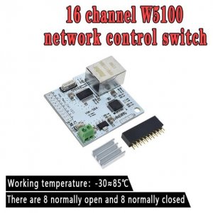 W5100 8 kanala mrezni kontrolni relej 8NC i 8 NO