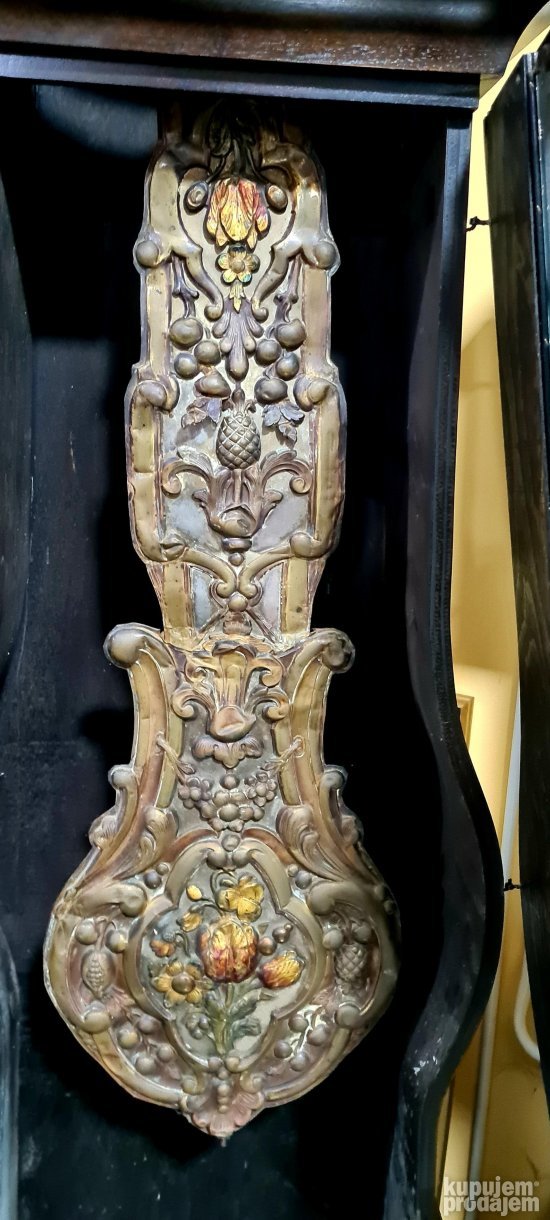 Ogroman Luj XV podni sat dvotegas -19ti vek-225cm impozantan