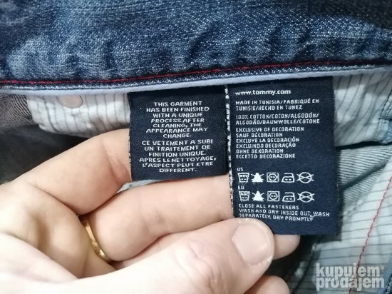 916 - Tommy Hilfiger denim farke 33/32 Oiginal TOP 5