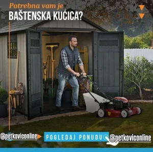 Baštenske kucice, ostava, magacin, alat, radionica - KUCA