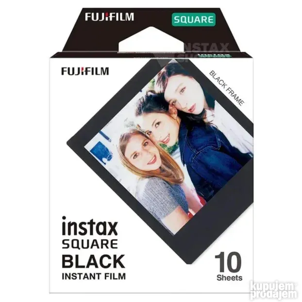 Fuji Instax Square Black Film 10 Pcs