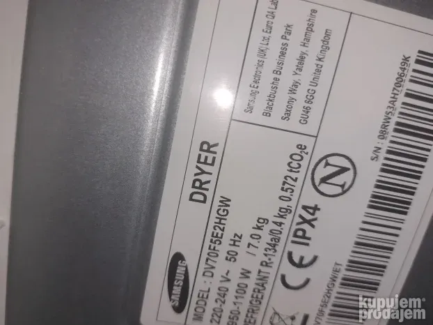 Masina za susenje vesa samsung 7 kg