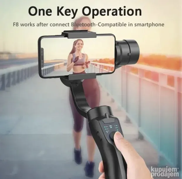 Gimbal STABILIZATOR tripod i teleskop 3 AXIS punjivi drzac