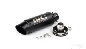 Auspuh lonac prohrom za motor SC PROJECT crni