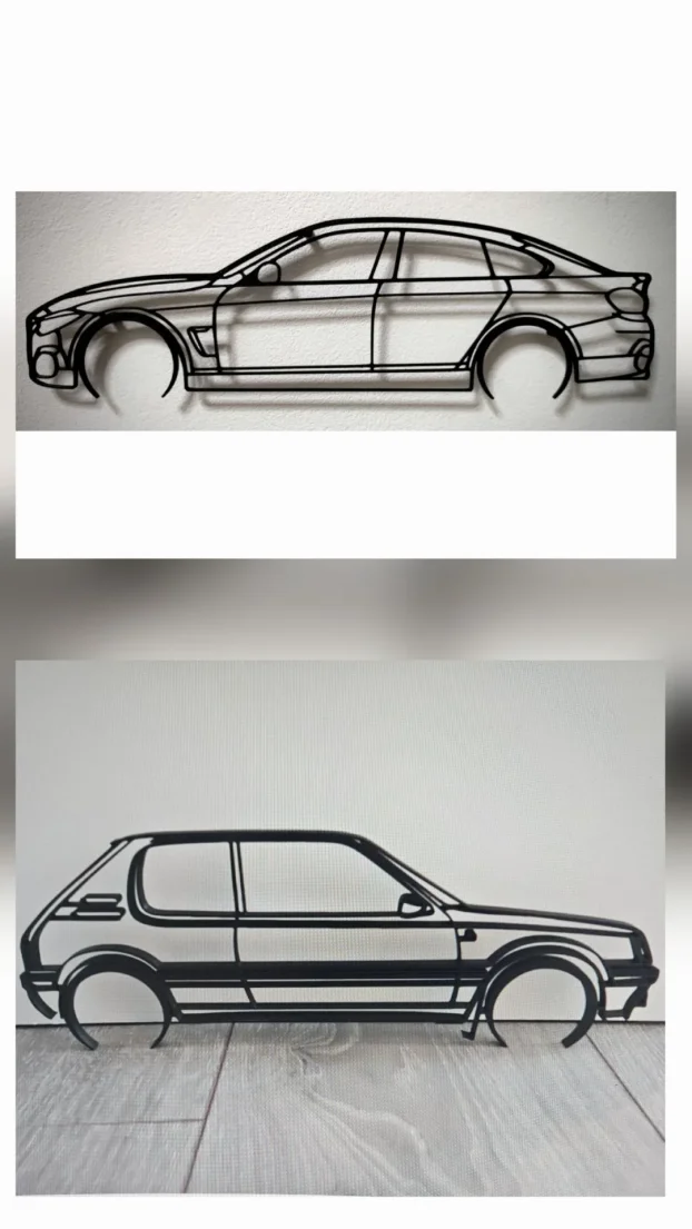 Silueta automobila / zidna dekoracija