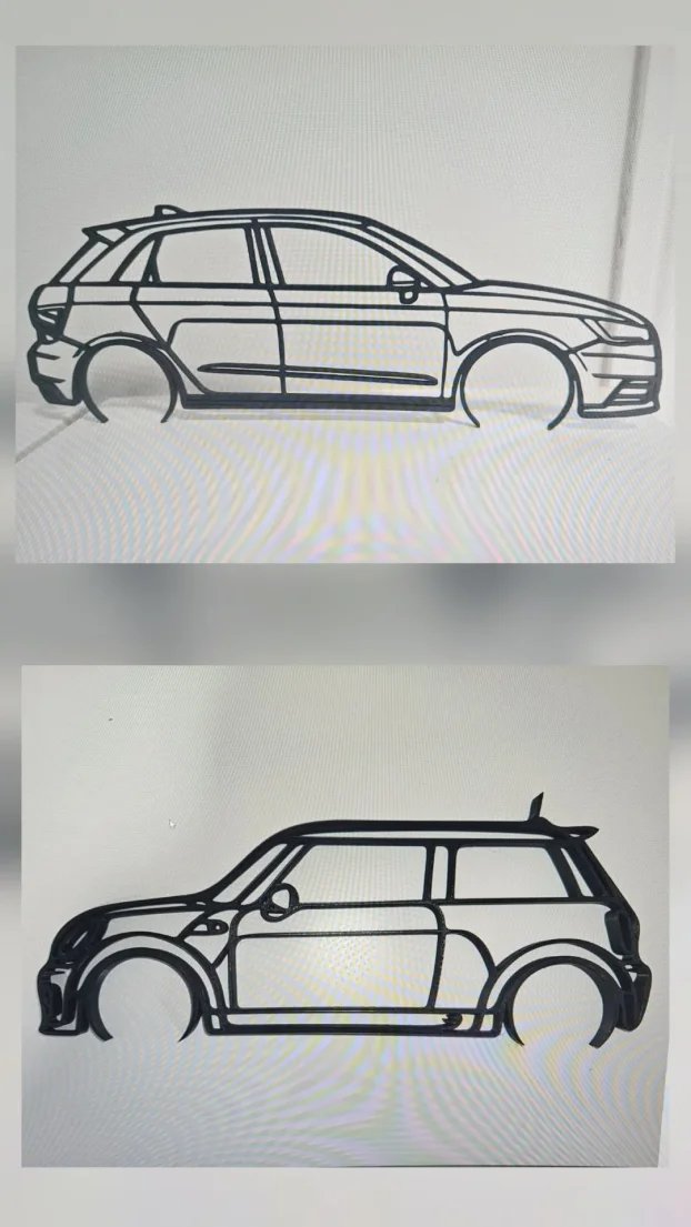 Silueta automobila / zidna dekoracija