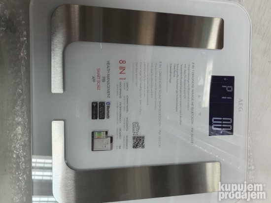 Bluetooth Vaga 8u1 Staklo-Metal do 150kg - Aeg