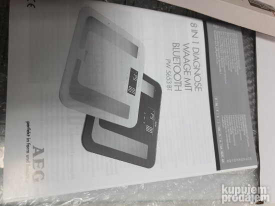 Bluetooth Vaga 8u1 Staklo-Metal do 150kg - Aeg