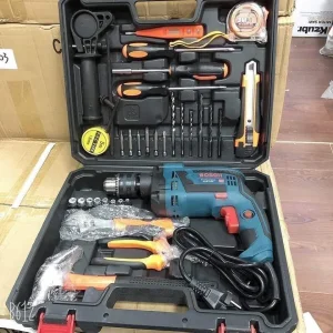 Vibraciona bušilica bosh 1200w sa dodacima u koferu novo  48