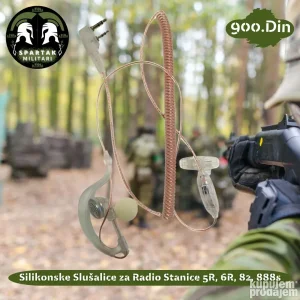 Silikonske Slušalice za Radio Stanice