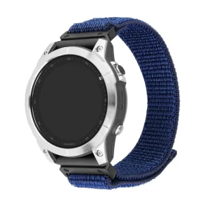 FIXED Nylon Sporty Strap for Garmin QuickFit 22mm dark blue