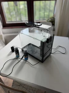 ATMAN nano akvarijum sa LED svetlom i filterom + preparati