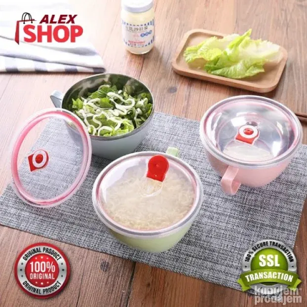 Termos posuda -činija za hranu sa vakum poklopcem 900ml