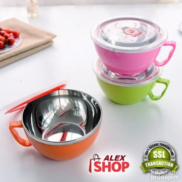 Termos posuda -činija za hranu sa vakum poklopcem 900ml