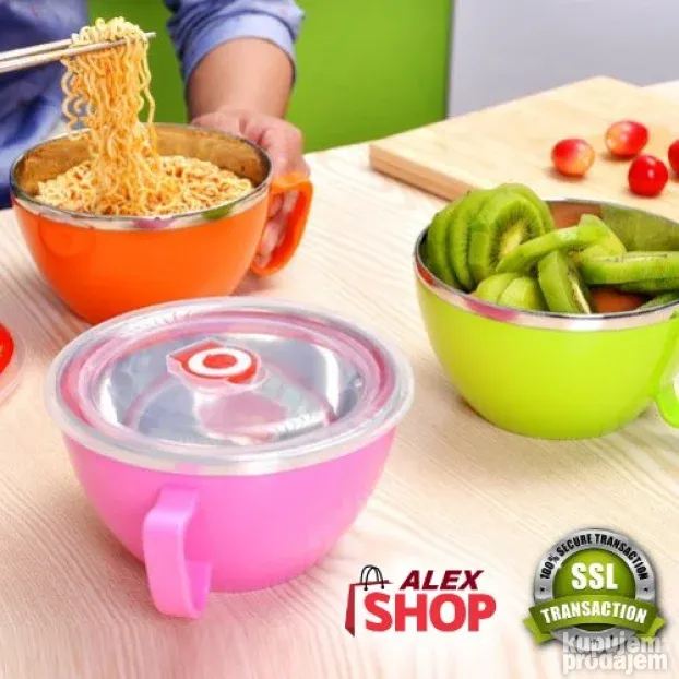 Termos posuda -činija za hranu sa vakum poklopcem 900ml