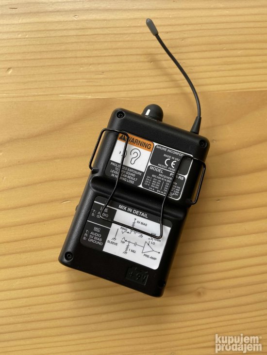 Shure P2R R8 Wireless Bodypack Receiver