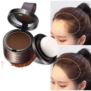 Braon puder u prahu za kosu - prirodan izgled punije kose