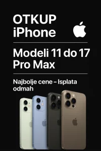 Otkup telefona Apple, Samsung, Xiaomi i ostali modeli nove