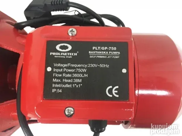 Baštenska pumpa 750w ProLineTech (PLT/GP-750)