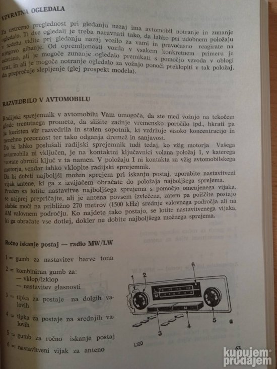 Ford, uputstvo za upotrebu