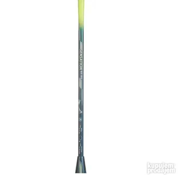 Perfly reket za badminton 190 za odrasle žuto zelena