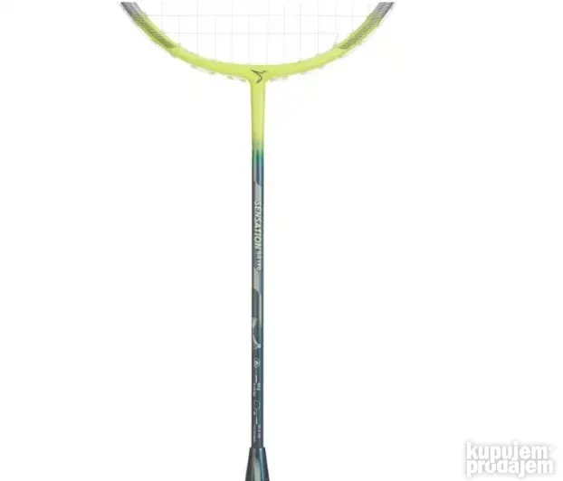 Perfly reket za badminton 190 za odrasle žuto zelena