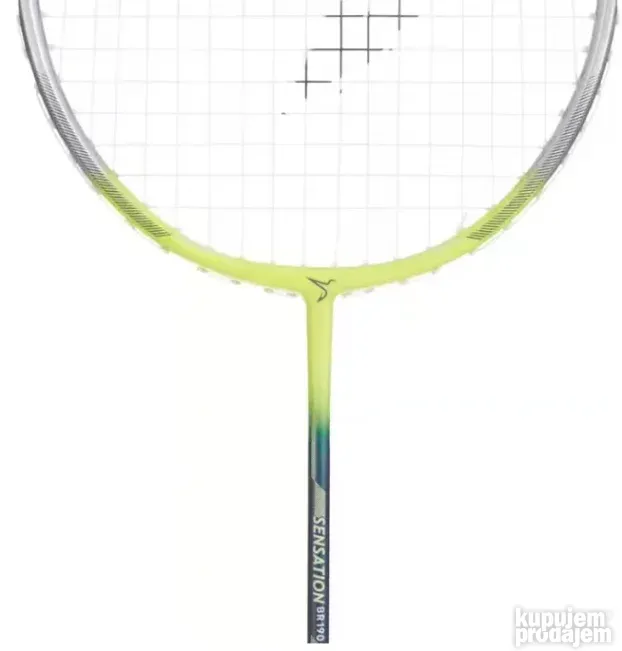 Perfly reket za badminton 190 za odrasle žuto zelena