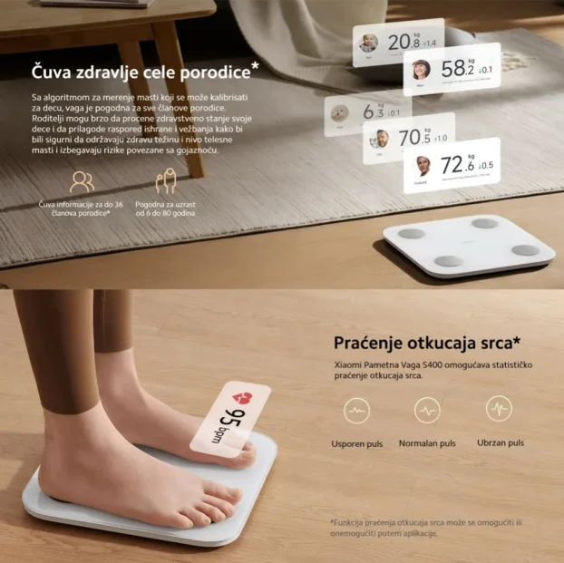Kucna vaga Xiaomi MI Body Composition Scale S400