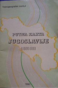 Putna karta Jugoslavije