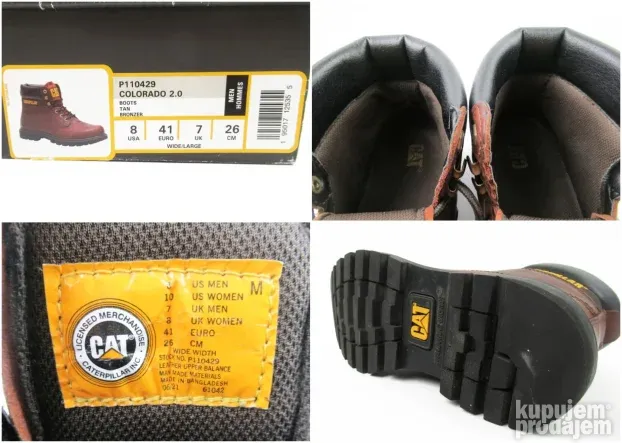 CATerpillar cipele čizme  KOŽA  T3837