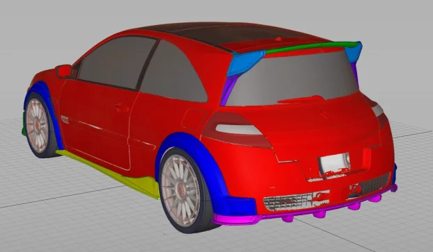 Renault Megane RS Mk2 FULL Wide Body Kit