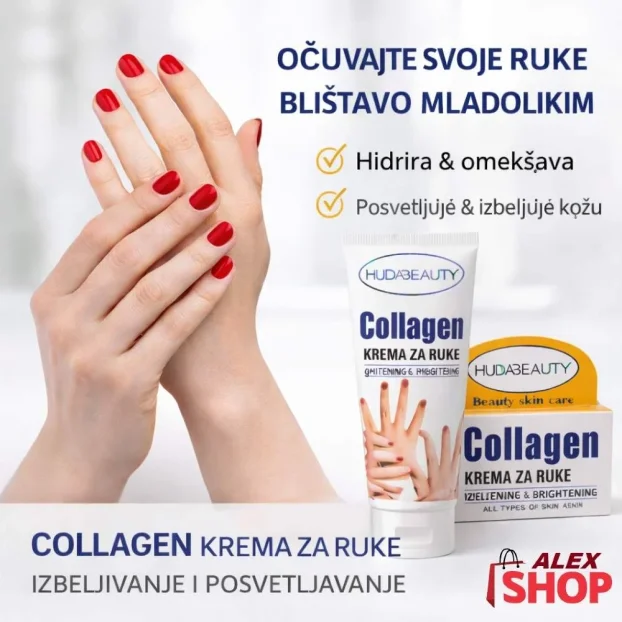 Kolagen krema za ruke sa hijaluronskom kiselinom