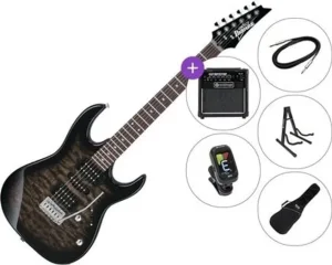 Elektricna Gitara Ibanez GRX70QA-TKS SET 2 Transparent Black