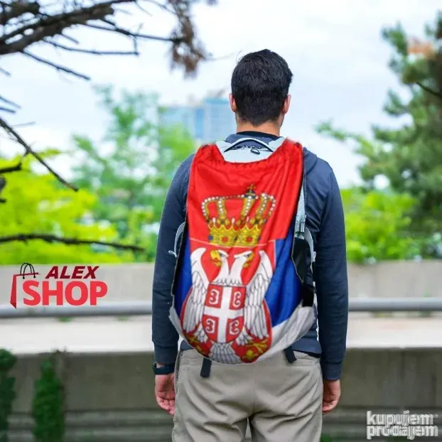 Ranac torba zastava i grb Srbije