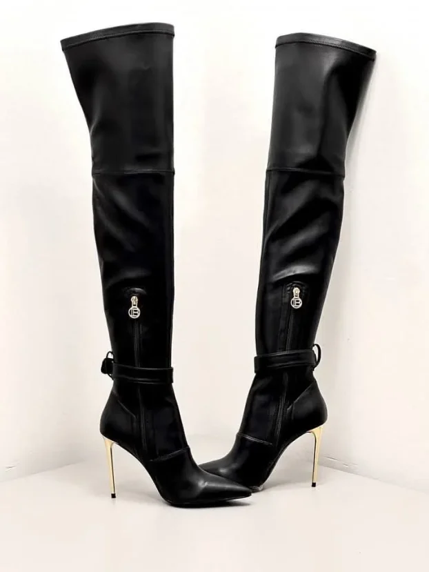 Balmain Kozne Cizme 14.Modela Luxury Collection for SALE%