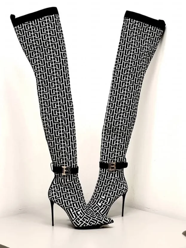 Balmain Kozne Cizme 14.Modela Luxury Collection for SALE%