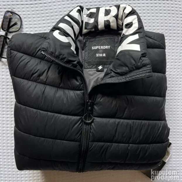 SUPERDRY ORIGINAL muska crna jakna 2XL