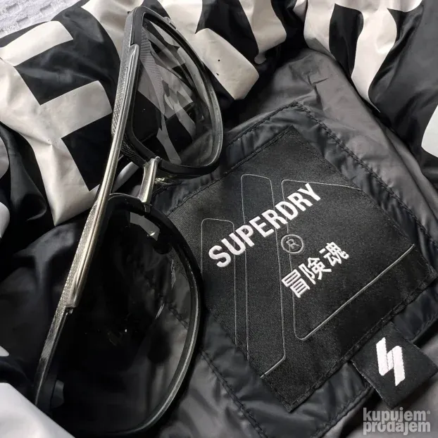 SUPERDRY ORIGINAL muska crna jakna 2XL