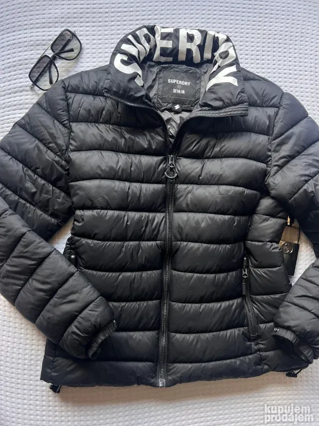 SUPERDRY ORIGINAL muska crna jakna 2XL