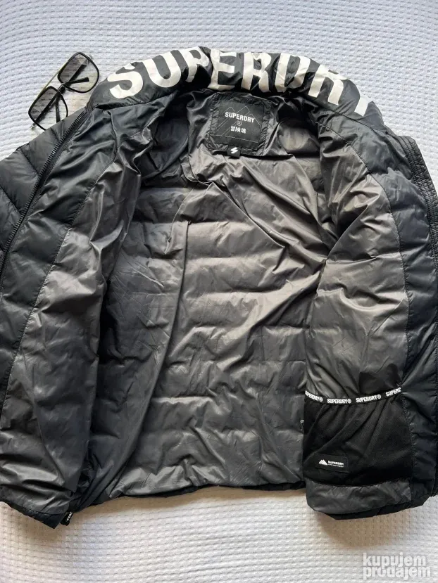 SUPERDRY ORIGINAL muska crna jakna 2XL