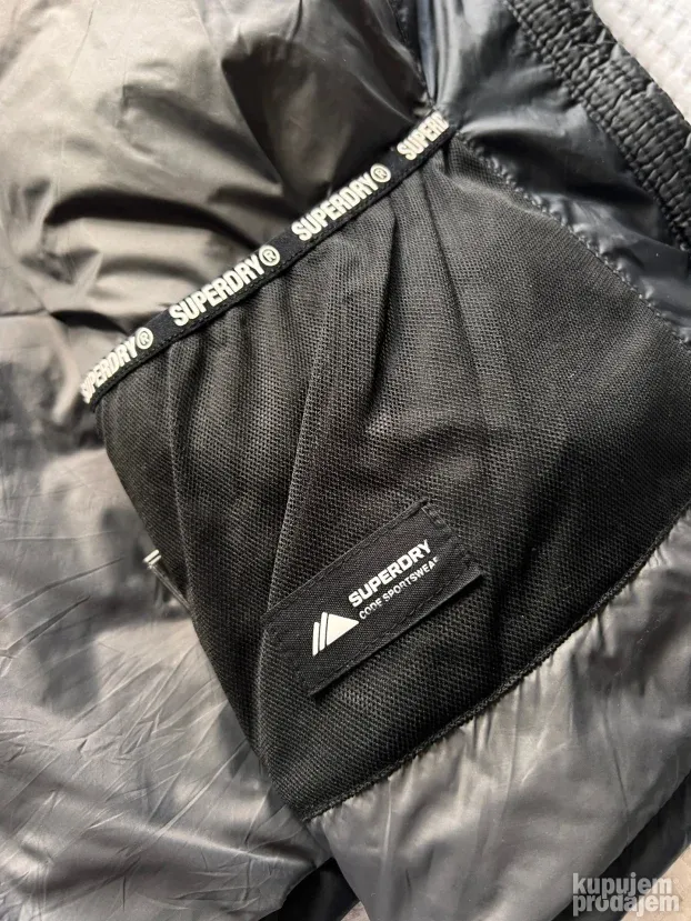 SUPERDRY ORIGINAL muska crna jakna 2XL