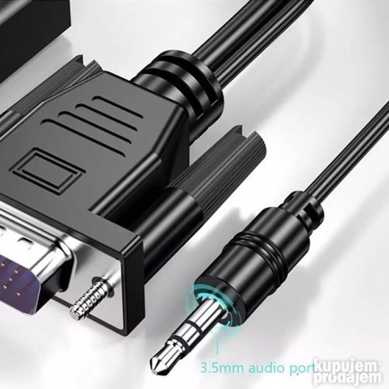 VGA na HDMI + zvuk + napajanje